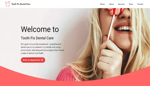Dental-Care-Template-AWS-Aruba